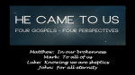 Mark is the Gospel for outsiders